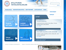 Tablet Screenshot of myllypurontaitoluisteluklubi.net